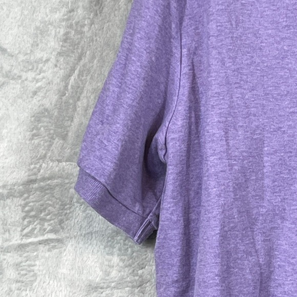 Polo Ralph Lauren Mens L Classic Fit Polo Purple Heather Green Pony Preppy Golf - Picture 3 of 11